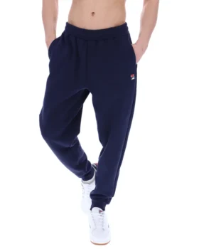 Pantalón deportivo Fila Navy Visconti con puños ribeteados