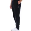 Pantalón deportivo Visconti negro con puños ribeteados