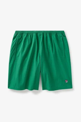 Pantalones cortos arrugados verdes de Fila x Hailey