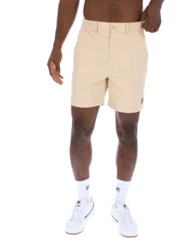 Pantalones cortos chinos Caruso en beige clásico