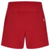 Pantalones cortos de tenis para hombre de 5" en rojo con calzoncillo interior