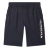 Pantalones cortos deportivos con estampado de letras del logotipo, azul
