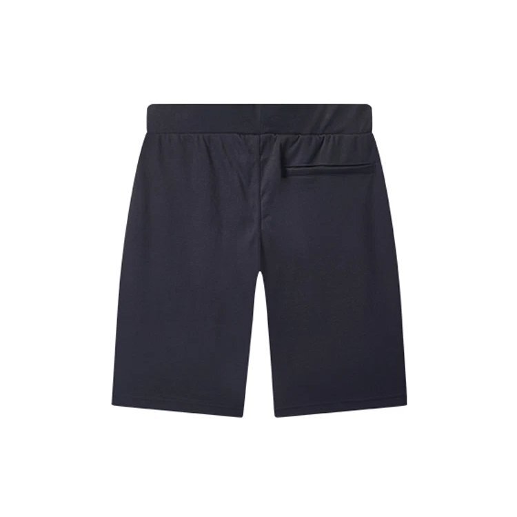 Pantalones cortos deportivos con estampado de letras del logotipo, azul