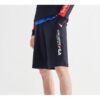 Pantalones cortos deportivos con estampado de letras del logotipo, azul
