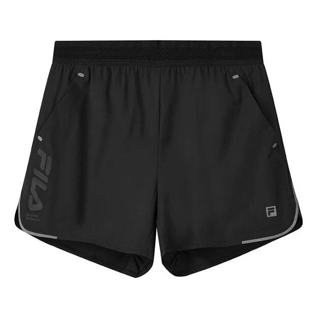 Pantalones cortos deportivos informales para hombre, negros