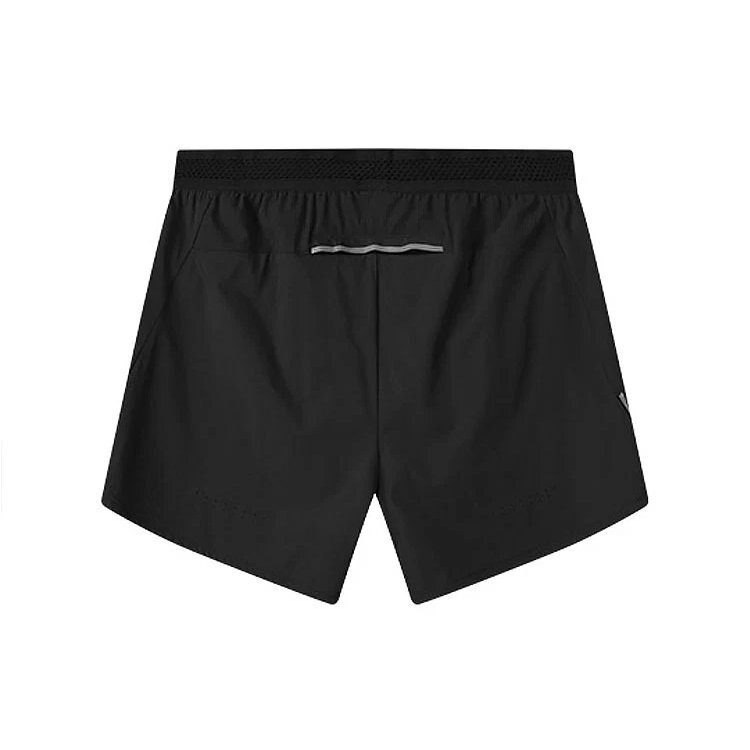 Pantalones cortos deportivos informales para hombre, negros