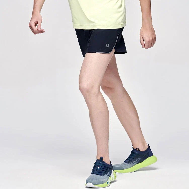 Pantalones cortos deportivos informales para hombre, negros