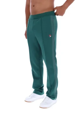 Pantalones de chándal de pierna recta con costuras en contraste Tavis de Rain Forest