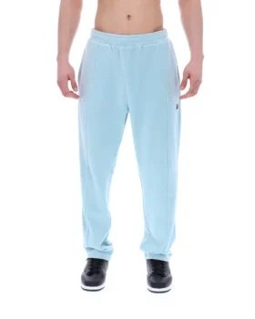 Pantalones de chándal de terciopelo Lorrie en azul Sterling