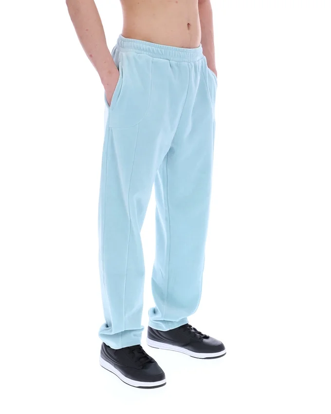 Pantalones de chándal de terciopelo Lorrie en azul Sterling