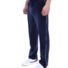 Pantalones de chándal rectos de terciopelo Fio azul marino de Fila