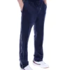 Pantalones de chándal rectos de terciopelo Fio azul marino de Fila