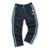 Pantalones de chándal tejidos con raya lateral de la colaboración Fila x Mihara Yasuhiro «Azul marino y blanco»