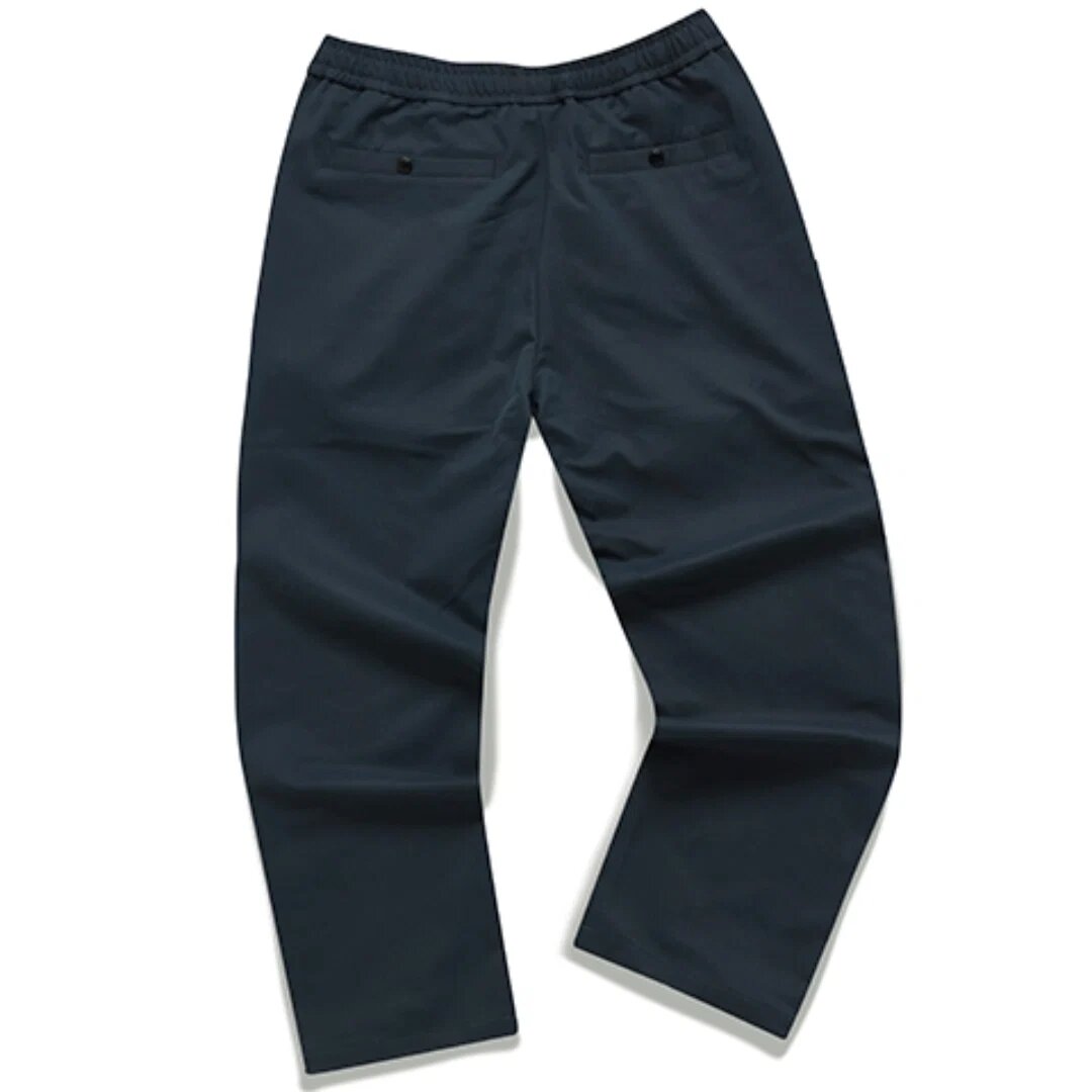 Pantalones de chándal tejidos con raya lateral de la colaboración Fila x Mihara Yasuhiro «Azul marino y blanco»
