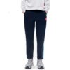 Pantalones de chándal tejidos con raya lateral de la colaboración Fila x Mihara Yasuhiro «Azul marino y blanco»
