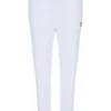 Pantalones de chándal unisex con costuras en contraste blancas