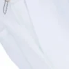 Pantalones de chándal unisex con costuras en contraste blancas