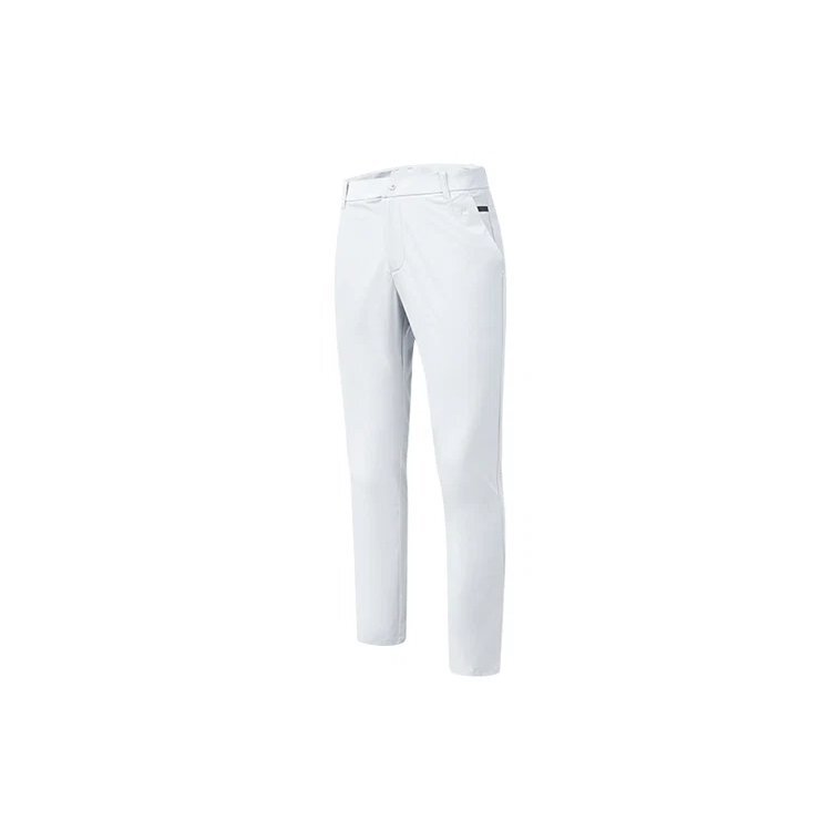 Pantalones deportivos casuales de corte ajustado y tejido ATHLETICS, color blanco