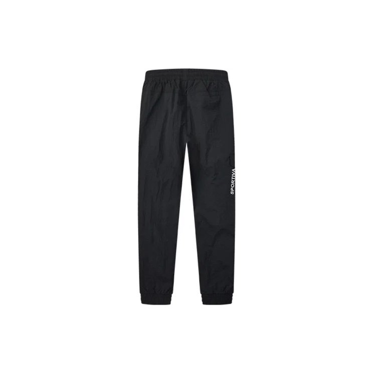 Pantalones deportivos con logotipo tejido en el lateral, color azul