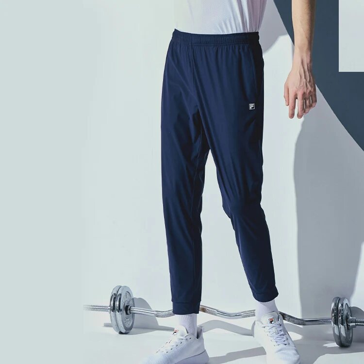 Pantalones deportivos/de chándal Fila Mini Logo azul marino para hombre