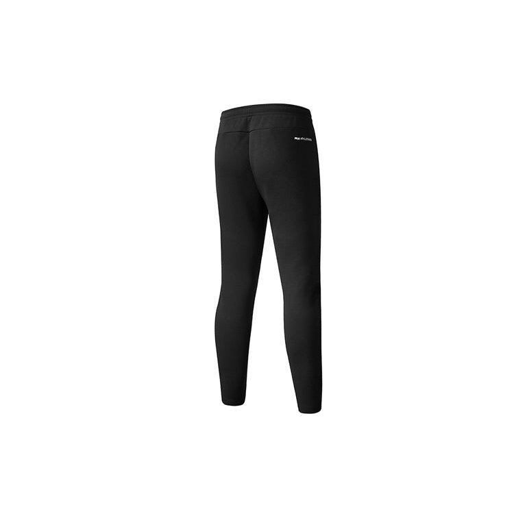 Pantalones deportivos de punto con logotipo de atletismo, negros