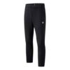 Pantalones deportivos de punto rectos de un solo color, negros