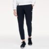 Pantalones deportivos de punto rectos de un solo color, negros