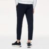 Pantalones deportivos de punto rectos de un solo color, negros