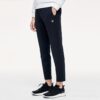 Pantalones deportivos de punto rectos de un solo color, negros