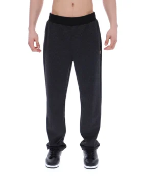 Pantalones Edward de espiga negros