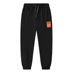 Pantalones largos deportivos de punto Fila x Mihara Crossover Casual Bundle Feet, negros