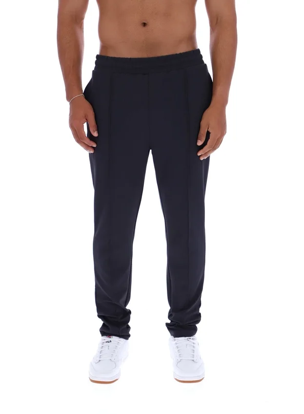 Pantalones Molveno de corte ajustado con pliegues, color carbón