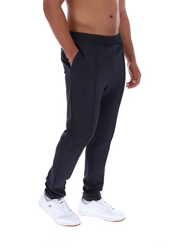 Pantalones Molveno de corte ajustado con pliegues, color carbón