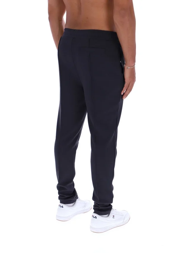 Pantalones Molveno de corte ajustado con pliegues, color carbón