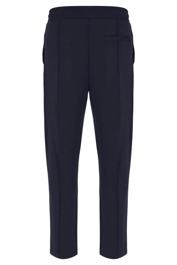 Pantalones Molveno de corte ajustado con pliegues, color carbón