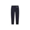 Pantalones rectos informales Pantalones largos de punto deportivo para abrigarse Azul
