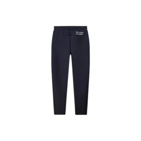 Pantalones rectos informales Pantalones largos de punto deportivo para abrigarse Azul