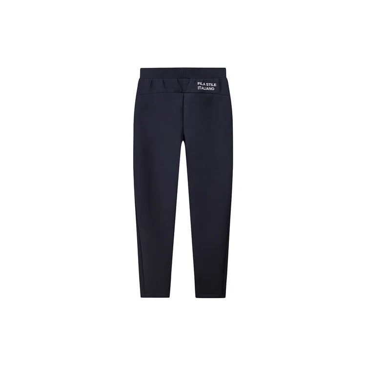 Pantalones rectos informales Pantalones largos de punto deportivo para abrigarse Azul