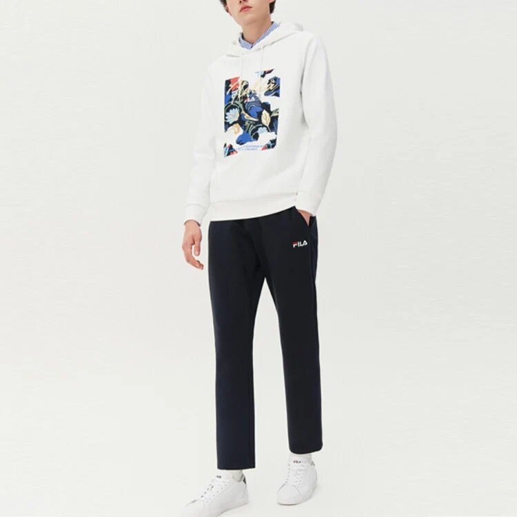 Pantalones rectos informales Pantalones largos de punto deportivo para abrigarse Azul