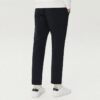 Pantalones rectos informales Pantalones largos de punto deportivo para abrigarse Azul