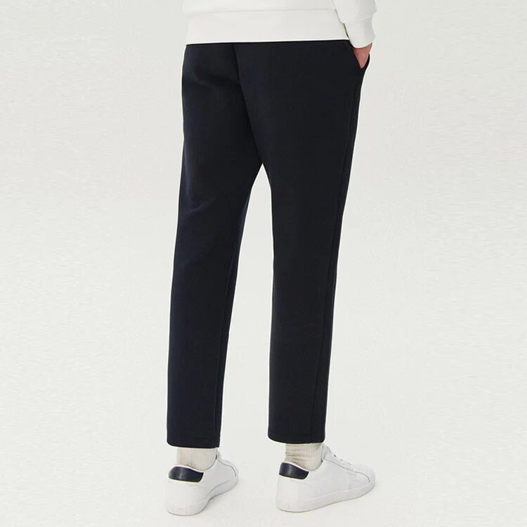 Pantalones rectos informales Pantalones largos de punto deportivo para abrigarse Azul