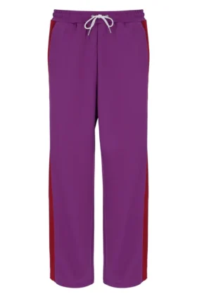 Pantalones rectos Ventisei morados