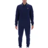 Polo de manga larga con cuello ribeteado «Monte» de Fila Navy