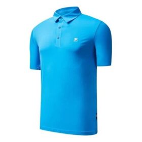 Polo deportivo informal de pantalones cortos azul l