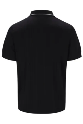 Polo negro Casa Cable con cremallera