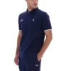 Polo Pablo de Fila en azul marino con tres botones y ribete