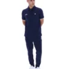 Polo Pablo de Fila en azul marino con tres botones y ribete