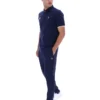 Polo Pablo de Fila en azul marino con tres botones y ribete
