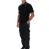 Polo Soren 2 negro con ribetes