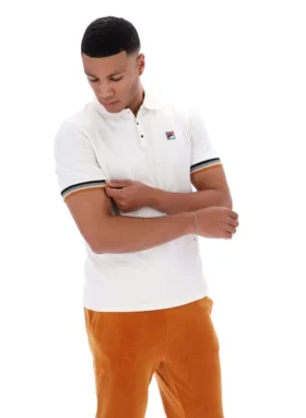 Polo Zev con detalle en los puños en color gardenia